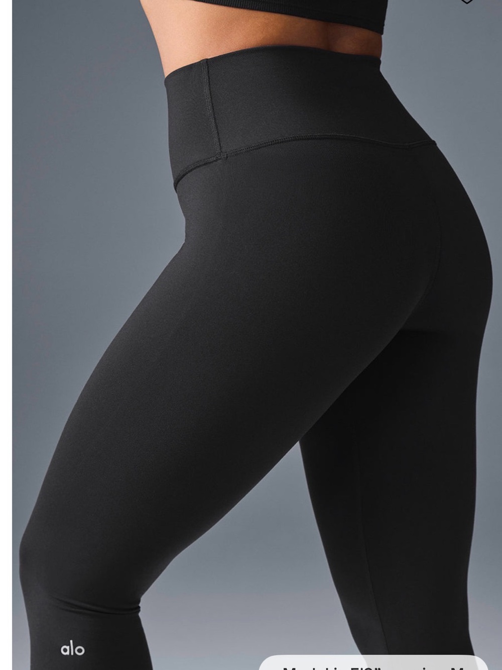 Alo Yoga  Airbrush black leggings